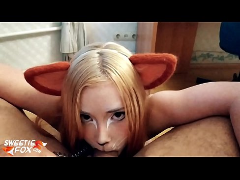 ❤️ Kitsune sväljer kuk och sperma i munnen ❌ Anal video at us ❌️